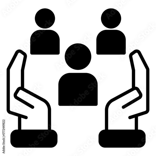 responsibility black icon