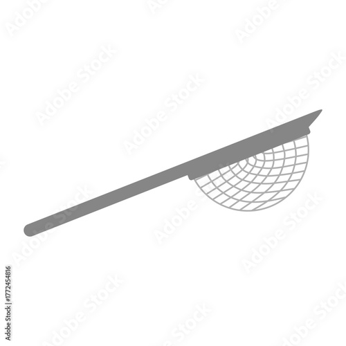 stainless steel sieve vector illustration