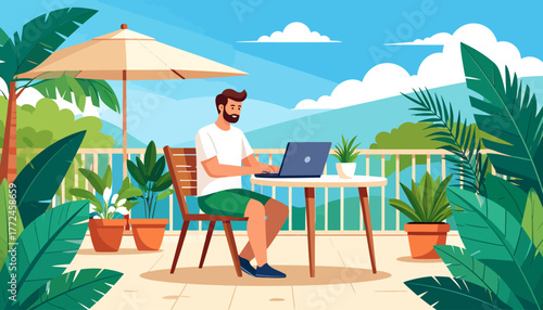 Embracing the freedom of working from anywhere, remote work allows for a fulfilling lifestyle balance and productivity