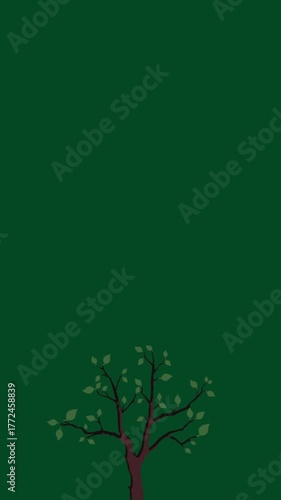 small step big change, join the movement, for cleaner greener tomorrow, be reason, the smiles, dark green background, green advertisement campaign for social media, mobile video, 