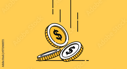 Vector graphic of a modern wind turbine with spinning blades, symbolizing eco-friendly electricity generation, green technology, and a sustainable future for clean power solutions