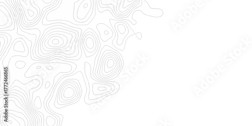 Abstract background with a wave grid map and topography map and seamless pattern with lines White wave paper curved reliefs abstract background, Abstract topographic contours map background.	
