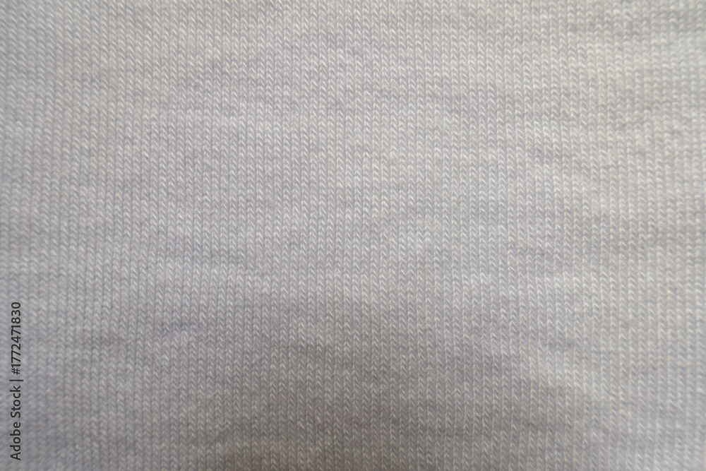 Fototapeta premium Close up of simple white cotton jersey fabric