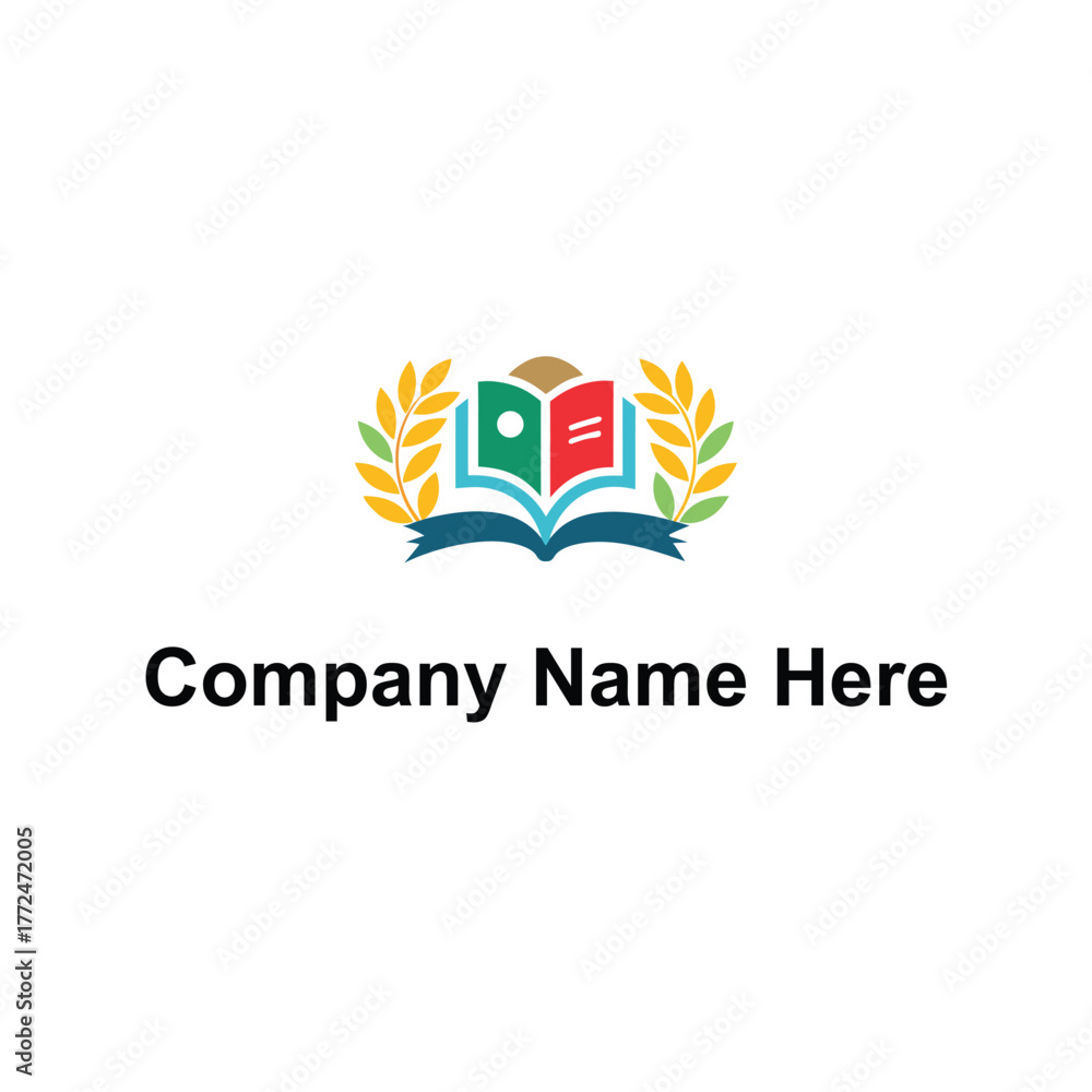 Obraz premium education logo