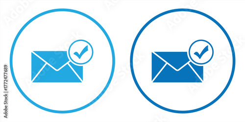 check Email icon, vector illustration