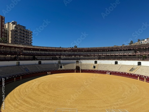 Bullfighting arena in Spain.