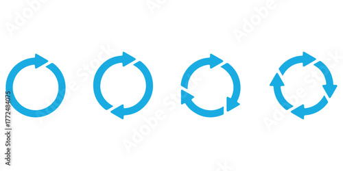 Black Arrow Rotating Clockwise with Halftone Effect on Transparent Background black arrow curves