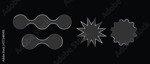 Dark UI Elements with Diamond Pattern Metal Grate