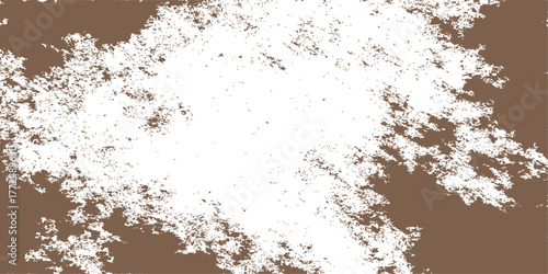 Macro view of salt and pepper and sugar powder on a white background with a brown and grunge texture for food backgrounds