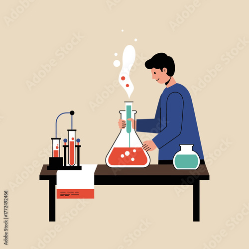 baik guru laborat gambar orang makanan