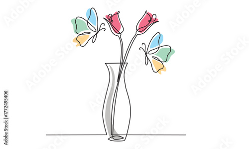 vector illustration of a flower