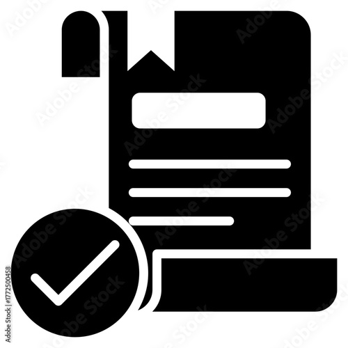 Charter Glyph Black Icon