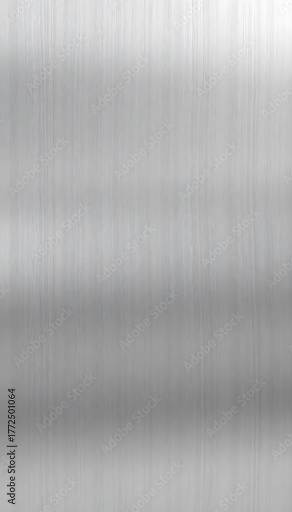 Fototapeta premium Vertical Brushed Stainless Steel Texture Rough Aluminium Magnesium Alloy Metal Surface Background