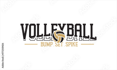 Bump Set Spike Volleyball – Action Phrase Sports Design