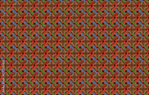 Geometric vector background with sacral tribal ethnic elements. Traditional triangles gypsy geometric forms sprites tribal themes apparel fabric tapestry print
