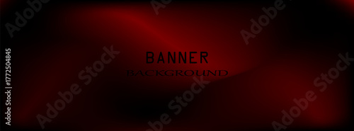 abstract background features a gradient of red and dark red colors, creating a smooth, wave-like transition.