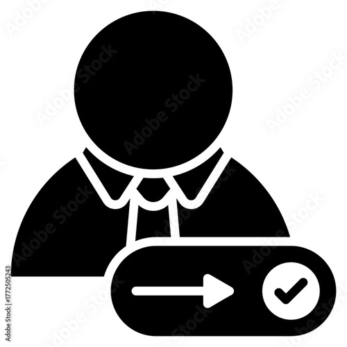 Enabler Glyph Black Icon