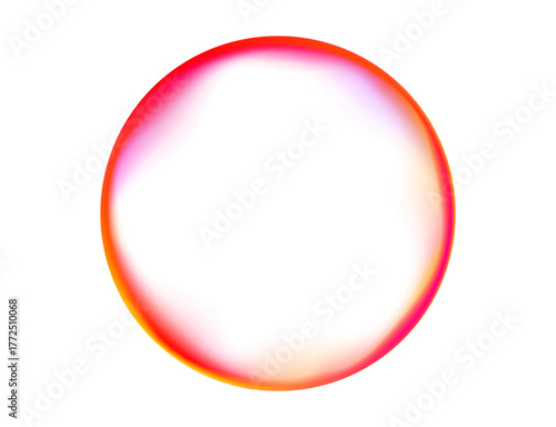 Iridescent modern design element in 3D. Transparent abstract shapes create a unique visual effect. Perfect for digital illustrations and creative projects