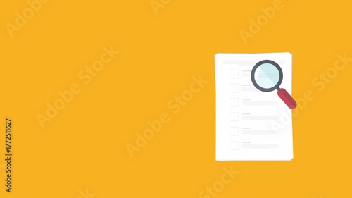 Document inspection. Online digital document inspection or assessment evaluation on laptop computer, contract review, analysis, inspection of agreement contract, compliance verification.	