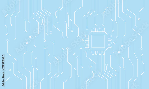 電子回路とチップのテクノロジー背景