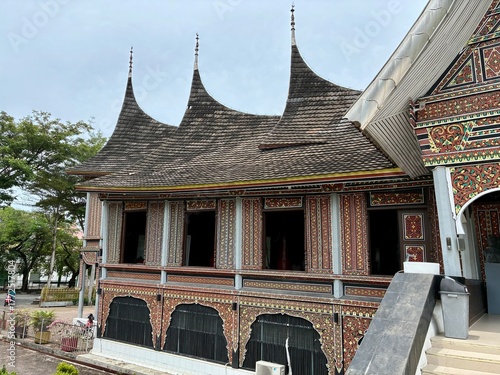 Exterior details of Adityawarman Museum, State Museum located in Padang, Western Sumatra