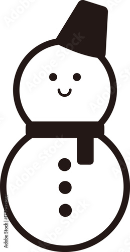 雪だるまのアイコン