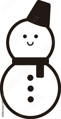 雪だるまのアイコン
