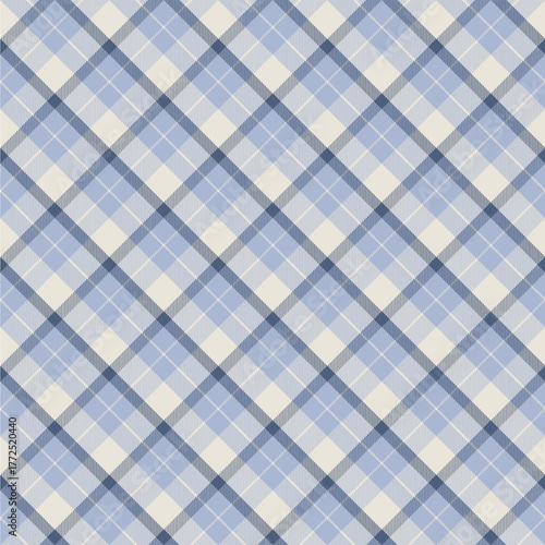Wallpaper Mural Light Blue Diagonal Plaid Pattern Torontodigital.ca