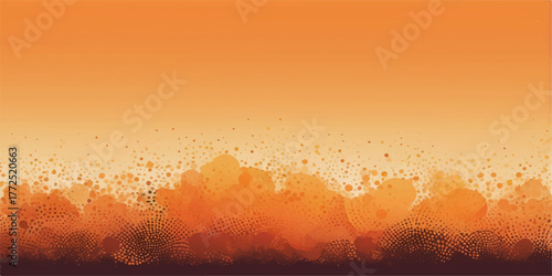 Vibrant orange and red sunlight bathes the grassy mountain landscape under a stunning evening sky with dramatic clouds