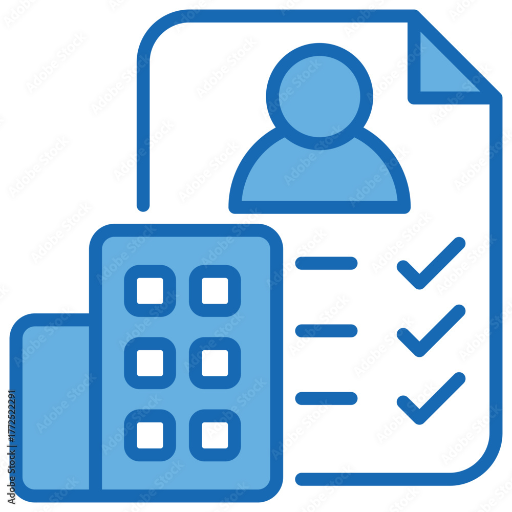 Obraz premium Mandate Grey Icon