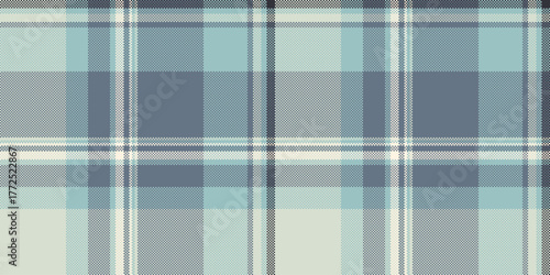 Cozy plaid fabric pattern with cool tones.  Ideal for backgrounds, textiles, or design projects needing a classic, versatile texture with a calming feel.