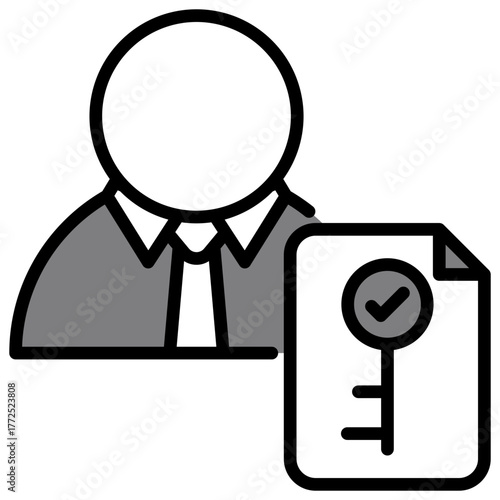 Authorizer Icon Pack Multistyle Illustration