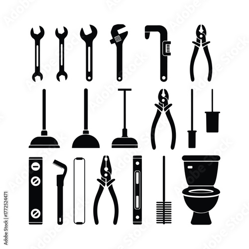 Plumbing tools and equipment for repair and maintenance