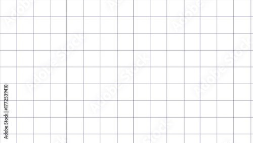 Transparent Graph Paper: White Background, Blue Lines, Clean Grid Pattern, Vector Illustration, Back to School, Architecture Planning, Math Exercises