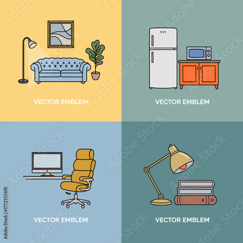 This image showcases a cozy living room adorned with a tasteful sofa, stylish lamp, and decorative plant, perfect for adding warmth to home decor collections.