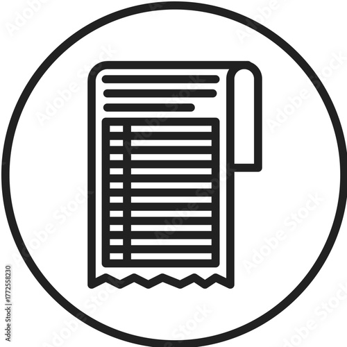 Invoice Sheet Icon