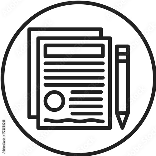 Retainer Contract Icon