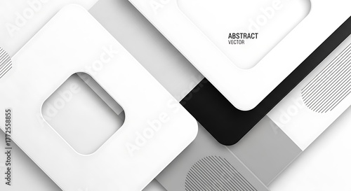 Abstract Geometric Shapes Background Minimalist Design.