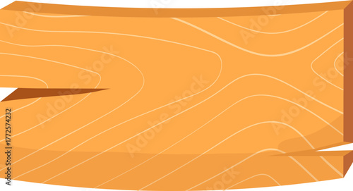 Cartoon Salmon Fillet Illustration. Fresh raw fish, healthy seafood graphic with distinct fat lines and texture.