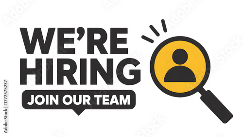 We are hiring talent join our team search and find candidates human resources recruitment for company job employment opportunity and career development