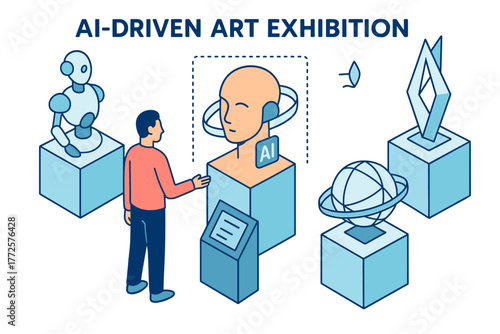 Ai art exhibition: exploring innovation with sculptures and installations