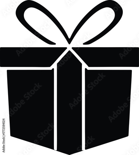Modern Gift Vector Icon