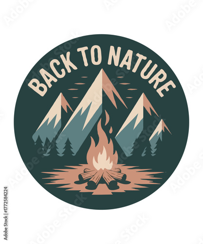 Back To Nature Outdoor Illustrator
