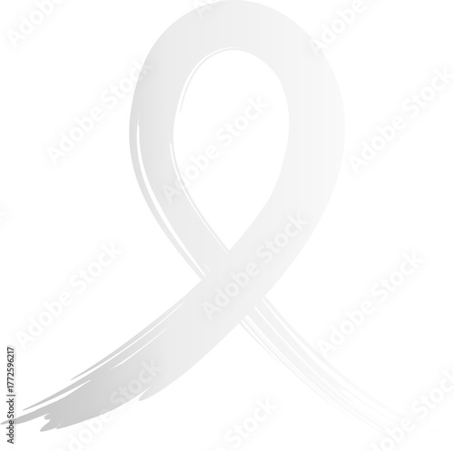 paint white ribbon Bound awareness for anti violence against women, safe motherhood, and other related causes