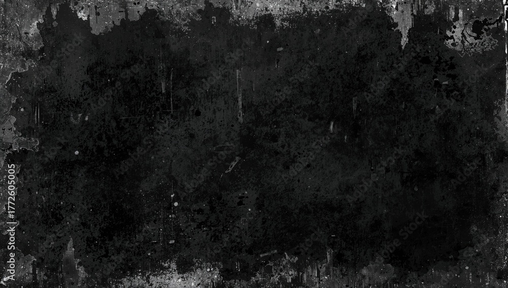 Fototapeta premium Dark Grunge Dust Texture with Distressed Appearance, suitable for editorial layout