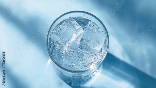 Refreshing ice cubes for chilled drinks, ideal for summer gatherings