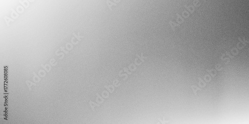 Fototapeta Naklejka Na Ścianę i Meble -  Grey gradient grain texture background gray black white monochrome smooth grainy backdrop design copy space