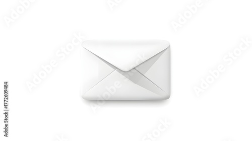 3D Email / Envelope Icon  Isolated On White Background
