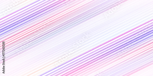 A delicate seamless bg with diagonal gradation stripes and a subtle texture. Abstract white and lilac blend tile pattern with a gradient mesh. Vector minimalist illustration.