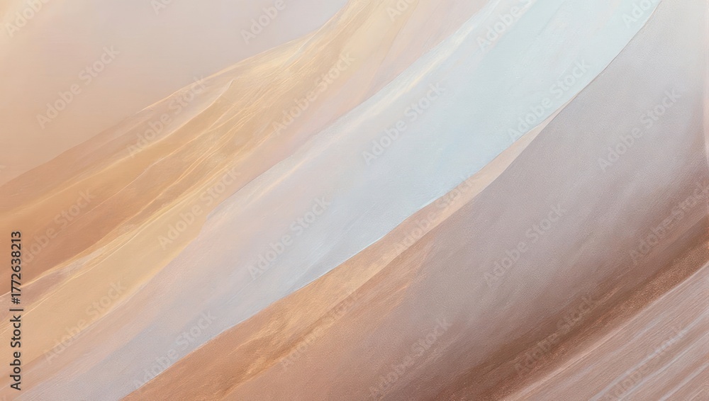 Obraz premium Abstract brush strokes in warm neutral tones create a textured background.